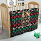 Bayard Rustin Peace In Action Christmas Quilt Civil Rights Leader Holiday Floral Dove Peace Ugly Pattern