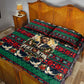 Bayard Rustin Peace In Action Christmas Quilt Bed Set Civil Rights Leader Holiday Floral Dove Peace Ugly Pattern