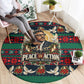 Bayard Rustin Peace In Action Christmas Round Carpet Civil Rights Leader Holiday Floral Dove Peace Ugly Pattern