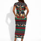 Bayard Rustin Peace In Action Christmas Short Sleeve Bodycon Dress Civil Rights Leader Holiday Floral Dove Peace Ugly Pattern
