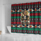 Bayard Rustin Peace In Action Christmas Shower Curtain Civil Rights Leader Holiday Floral Dove Peace Ugly Pattern