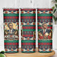 Bayard Rustin Peace In Action Christmas Skinny Tumbler Civil Rights Leader Holiday Floral Dove Peace Ugly Pattern