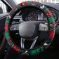 Bayard Rustin Peace In Action Christmas Steering Wheel Cover Civil Rights Leader Holiday Floral Dove Peace Ugly Pattern
