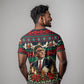 Bayard Rustin Peace In Action Christmas T shirt Civil Rights Leader Holiday Floral Dove Peace Ugly Pattern