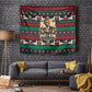 Bayard Rustin Peace In Action Christmas Tapestry Civil Rights Leader Holiday Floral Dove Peace Ugly Pattern