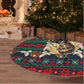 Bayard Rustin Peace In Action Christmas Tree Skirt Civil Rights Leader Holiday Floral Dove Peace Ugly Pattern