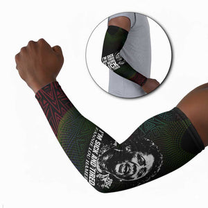 Fannie Lou Hamer Arm Sleeves Im Sick and Tired Quote Design Bold Portrait and Civil Rights Movement Tribute - African Pride
