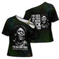 Fannie Lou Hamer Cross Shoulder Shirt Im Sick and Tired Quote Design Bold Portrait and Civil Rights Movement Tribute - African Pride