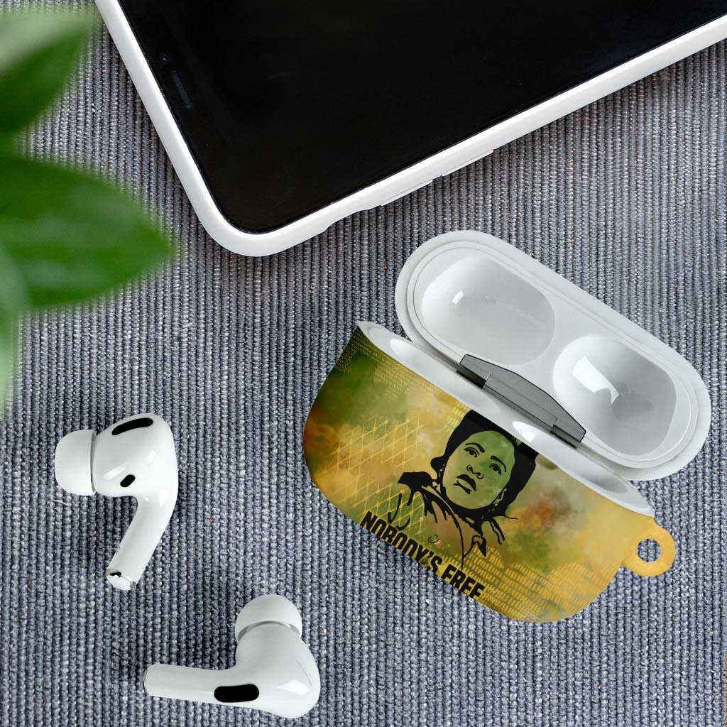 Fannie Lou Hamer AirPods Case Unbossable Quote Design Protest Silhouettes and Voting Rights Tribute - African Pride