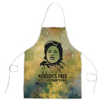 Fannie Lou Hamer Apron Unbossable Quote Design Protest Silhouettes and Voting Rights Tribute - African Pride