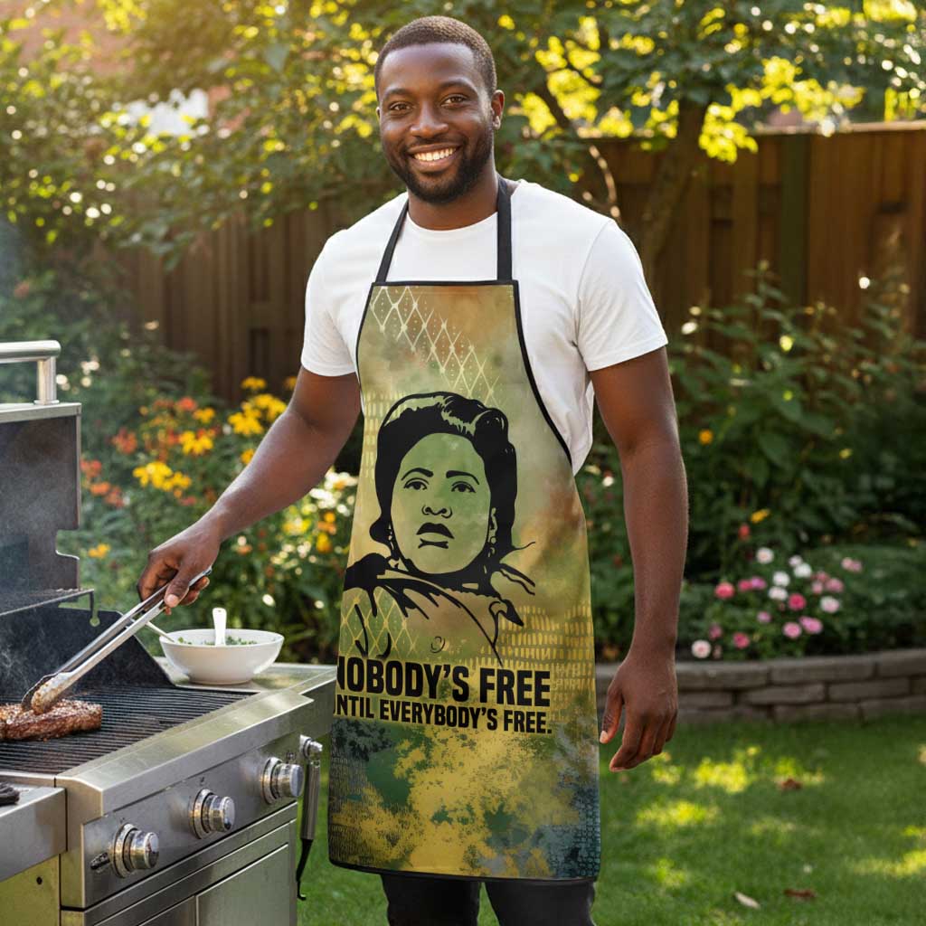 Fannie Lou Hamer Apron Unbossable Quote Design Protest Silhouettes and Voting Rights Tribute - African Pride