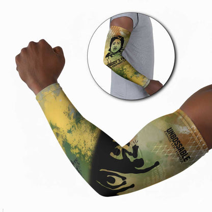 Fannie Lou Hamer Arm Sleeves Unbossable Quote Design Protest Silhouettes and Voting Rights Tribute - African Pride
