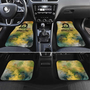 Fannie Lou Hamer Car Mats Unbossable Quote Design Protest Silhouettes and Voting Rights Tribute - African Pride