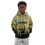 Fannie Lou Hamer Kid Hoodie Unbossable Quote Design Protest Silhouettes and Voting Rights Tribute - African Pride