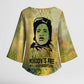 Fannie Lou Hamer Kimono Sleeve Blouse Unbossable Quote Design Protest Silhouettes and Voting Rights Tribute - African Pride