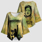 Fannie Lou Hamer Kimono Sleeve Blouse Unbossable Quote Design Protest Silhouettes and Voting Rights Tribute - African Pride