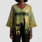 Fannie Lou Hamer Kimono Sleeve Blouse Unbossable Quote Design Protest Silhouettes and Voting Rights Tribute - African Pride
