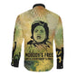 Fannie Lou Hamer Long Sleeve Button Shirt Unbossable Quote Design Protest Silhouettes and Voting Rights Tribute - African Pride