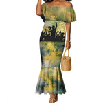 Fannie Lou Hamer Mermaid Dress Unbossable Quote Design Protest Silhouettes and Voting Rights Tribute - African Pride