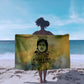 Fannie Lou Hamer Sarong Unbossable Quote Design Protest Silhouettes and Voting Rights Tribute - African Pride
