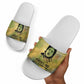 Fannie Lou Hamer Slide Sandals Unbossable Quote Design Protest Silhouettes and Voting Rights Tribute - African Pride