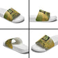 Fannie Lou Hamer Slide Sandals Unbossable Quote Design Protest Silhouettes and Voting Rights Tribute - African Pride