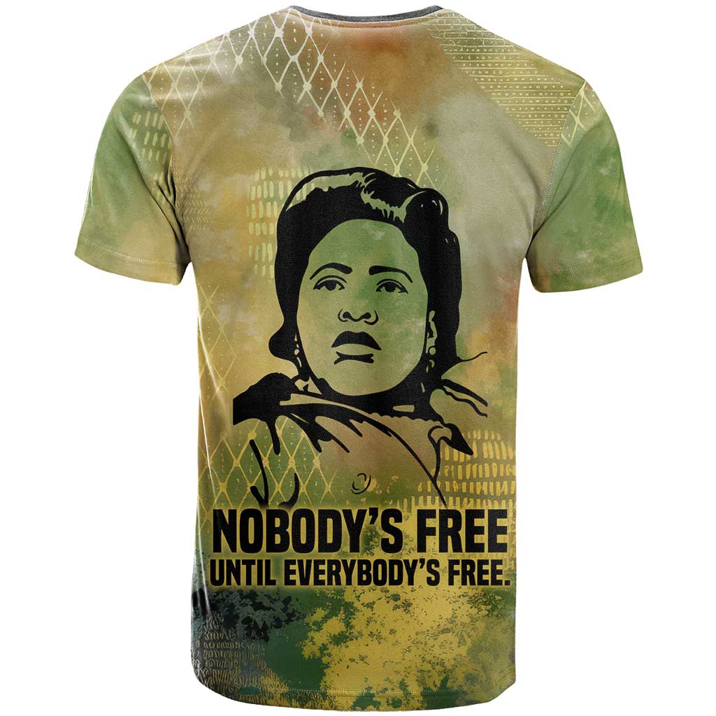 Fannie Lou Hamer T shirt Unbossable Quote Design Protest Silhouettes and Voting Rights Tribute - African Pride