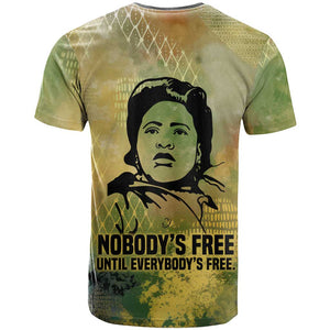 Fannie Lou Hamer T shirt Unbossable Quote Design Protest Silhouettes and Voting Rights Tribute - African Pride