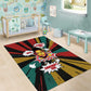 Fannie Lou Hamer Area Rug with Pop Art Comic Style Design Bold Quote and Civil Rights Tribute - African Pride
