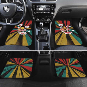 Fannie Lou Hamer Car Mats with Pop Art Comic Style Design Bold Quote and Civil Rights Tribute - African Pride