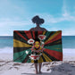 Fannie Lou Hamer Sarong with Pop Art Comic Style Design Bold Quote and Civil Rights Tribute - African Pride