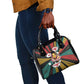 Fannie Lou Hamer Shoulder Handbag with Pop Art Comic Style Design Bold Quote and Civil Rights Tribute - African Pride