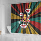 Fannie Lou Hamer Shower Curtain with Pop Art Comic Style Design Bold Quote and Civil Rights Tribute - African Pride