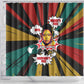 Fannie Lou Hamer Shower Curtain with Pop Art Comic Style Design Bold Quote and Civil Rights Tribute - African Pride