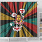 Fannie Lou Hamer Shower Curtain with Pop Art Comic Style Design Bold Quote and Civil Rights Tribute - African Pride