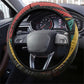 Fannie Lou Hamer Steering Wheel Cover with Pop Art Comic Style Design Bold Quote and Civil Rights Tribute - African Pride