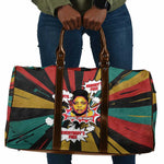 Fannie Lou Hamer Travel Bag with Pop Art Comic Style Design Bold Quote and Civil Rights Tribute - African Pride