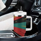 Fannie Lou Hamer Tumbler With Handle with Pop Art Comic Style Design Bold Quote and Civil Rights Tribute - African Pride