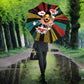 Fannie Lou Hamer Umbrella with Pop Art Comic Style Design Bold Quote and Civil Rights Tribute - African Pride