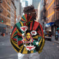 Fannie Lou Hamer Zip Hoodie with Pop Art Comic Style Design Bold Quote and Civil Rights Tribute - African Pride