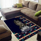 Kwame Nkrumah Area Rug Ghana Pan-African Print Design Portrait and Anti-Colonial Legacy Tribute - African Pride