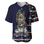 Kwame Nkrumah Baseball Jersey Ghana Pan-African Print Design Portrait and Anti-Colonial Legacy Tribute - African Pride