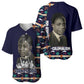 Kwame Nkrumah Baseball Jersey Ghana Pan-African Print Design Portrait and Anti-Colonial Legacy Tribute - African Pride