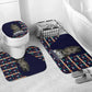 Kwame Nkrumah Bathroom Set Ghana Pan-African Print Design Portrait and Anti-Colonial Legacy Tribute - African Pride
