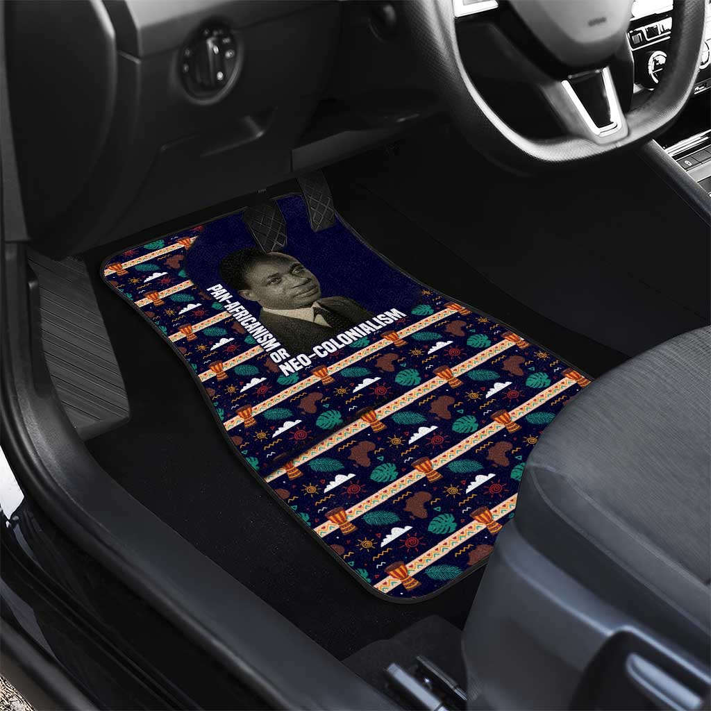 Kwame Nkrumah Car Mats Ghana Pan-African Print Design Portrait and Anti-Colonial Legacy Tribute - African Pride