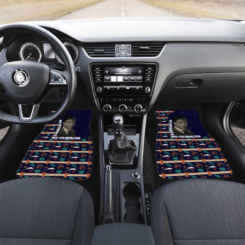 Kwame Nkrumah Car Mats Ghana Pan-African Print Design Portrait and Anti-Colonial Legacy Tribute - African Pride