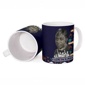 Kwame Nkrumah Ceramic Mug Ghana Pan-African Print Design Portrait and Anti-Colonial Legacy Tribute - African Pride