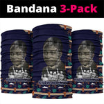 Kwame Nkrumah Neck Gaiter Ghana Pan-African Print Design Portrait and Anti-Colonial Legacy Tribute - African Pride