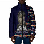 Kwame Nkrumah Padded Jacket Ghana Pan-African Print Design Portrait and Anti-Colonial Legacy Tribute - African Pride