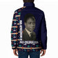 Kwame Nkrumah Padded Jacket Ghana Pan-African Print Design Portrait and Anti-Colonial Legacy Tribute - African Pride